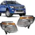 Par Farol Ford Ranger 2013 2014 2015 2016 Elétrico Cromada