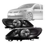 Par Farol Gol G5 Foco Duplo Mascara Negra 09 2010 2011 2012