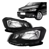 Par Farol Gol G7 2016 2017 2018 Foco Simples Friso Preto