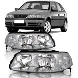 Par Farol Gol Parati G3 99 00 01 02 03 04 Saveiro Cromado