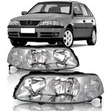 Par Farol Gol Parati G3 99 00 01 02 03 04 Saveiro Cromado