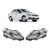 Par Farol Gol Saveiro Voyage G5 09 12 Mascaracromada Simples