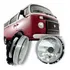 Par Farol Kombi Fusca Metal E Vidro 80 81 82 83 2008 2010/12