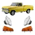 Par Farol Lanterna Dianteira Lente Traseira Ford F100 