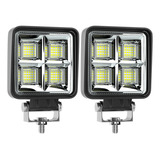 Par Farol Led Milha Super Potente 64 Led 192w Universal