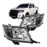 Par Farol Mascara Negra Hilux Sr Srv 2012 2013 2014 À 2015