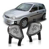 Par Farol Milha Auxiliar Corsa Pickup Hatch Classic 00 A 10