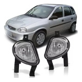 Par Farol Milha Auxiliar Corsa Pickup Hatch Classic 00 A 10