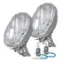 Par Farol Milha Auxiliar Cromado Redondo 136mm + Lâmpadas