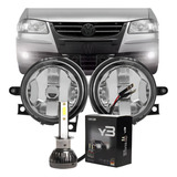Par Farol Milha Auxiliar Gol G4 2005 2006 07 08 Super Led