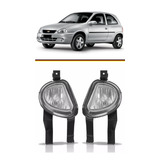 Par Farol Milha Corsa Hatch 1999 2002 Modelo Original