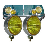 Par Farol Milha Cromado