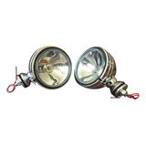 Par Farol Milha Cromado