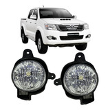 Par Farol Milha Hilux 2012 2013 2014 2015 Srv Lente Vidro