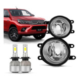 Par Farol Milha Hilux 2016 2017 2018 2019 Superled 6000k