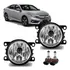 Par Farol Milha Honda Civic 2017 2018 2019 Com Lâmpadas H8