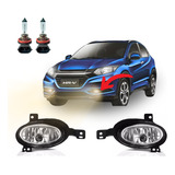 Par Farol Milha Honda Hrv 2015 2016 2017 Lâmpada Suporte