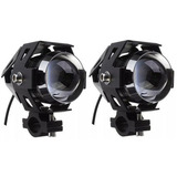 Par Farol Milha Led Cree U5 Auxiliar Moto 12v Xenon Xre
