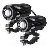 Par Farol Milha Led Para Motocicleta Auxiliar 90w Preto