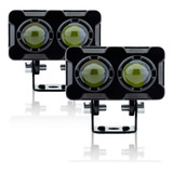 Par Farol Milha Led U5 Auxiliar Moto 12v 24v Xenon