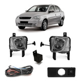 Par Farol Milha Meriva Montana Corsa Hatch Sedan Lente Vidro