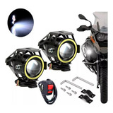 Par Farol Milha Moto Angel Eye