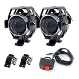 Par Farol Milha Moto Aux Neblina Led U5 Xenon 12v Universal