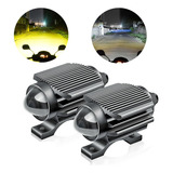 Par Farol Milha Moto Led Auxiliar Neblina Lampada Farol 70w