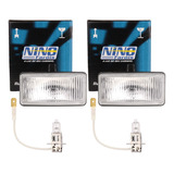 Par Farol Milha Neblina Caminhão Lente Vidro 2 Lâmpada 12v