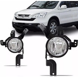 Par Farol Milha Neblina Honda Crv 2007 2008 2009 Com Suporte