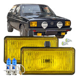 Par Farol Milha Neblina + Lamp H3 Gol Opala 82 À 86 Amarelo