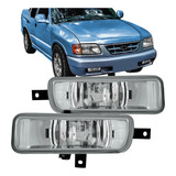 Par Farol Milha Neblina S10 Blazer 1995 96 97 98 Lente Vidro