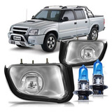 Par Farol Milha S10 Blazer 2001 2002 A 2011 Lente Lisa Vidro
