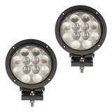Par Farol Milha T70 7 Led Monstro Jeep Jipe Troller 12 24v