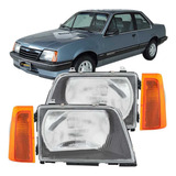 Par Farol Monza 1988 1989 1990 Lente Vidro Lanterna Ambar