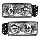 Par Farol Principal Ivecco Stralis Tector Cursor Cromado