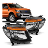 Par Farol Ranger 2013 2014 2015 2016 Mascara Negra Manual