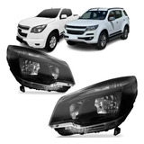Par Farol S10 2016 2015 2014 2013 2012 Máscara Negra Manual
