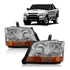 Par Farol S10 Blazer 01 02 A 09 10 2011 Duplo Cromado Ambar