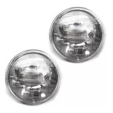 Par Farol Sealed Beam Jeep Willys 180mm 12v Silibim Siribim