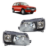 Par Farol Uno Fiorino Fire 05 06 07 08 09 A 13 Mascara Negra