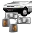 Par Farol Vidro + Piscas Uno Fiorino Premio 91 92 93 A 2003