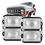 Par Farol Vidro Refletor