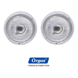 Par Farol Vw Fusca 73 74 75 Com Aro Cromado Orgus