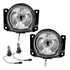 Par Farolete Auxiliar Farol Milha Vidro Fiat H1 Universal 