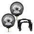 Par Farolete Auxiliar Farol Milha Vidro Fiat H1 Universal 