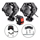 Par Farolete Auxiliar Led Moto Carro Caminhão