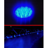 Par Farolete Led Azul Redondo 48w