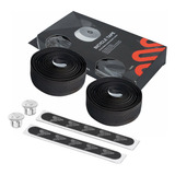 Par Fita De Guidão Classic Promend Macia Preta Speed Bike