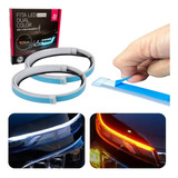 Par Fita Led Farol Drl Seta Sequencial Com Apresentação 60cm